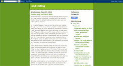 Desktop Screenshot of addtesting.blogspot.com
