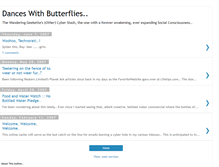 Tablet Screenshot of danceswithbutterflies.blogspot.com