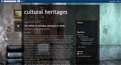 Desktop Screenshot of culturalheritages-ranjita.blogspot.com