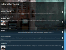 Tablet Screenshot of culturalheritages-ranjita.blogspot.com