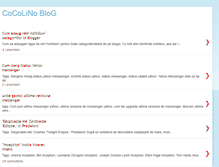 Tablet Screenshot of cocolinoblog.blogspot.com