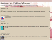 Tablet Screenshot of day2dayparkinsons.blogspot.com