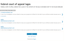 Tablet Screenshot of federalcourtappeal.blogspot.com