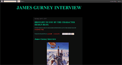 Desktop Screenshot of james-gurney-interview.blogspot.com