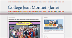 Desktop Screenshot of collegejeanmonnet.blogspot.com
