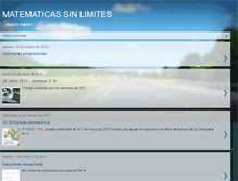 Tablet Screenshot of matematicasdominguez.blogspot.com