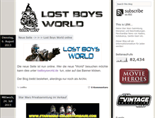 Tablet Screenshot of lost-boys-world.blogspot.com