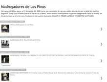 Tablet Screenshot of madrugaenlospinos.blogspot.com