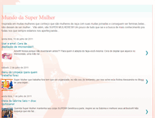 Tablet Screenshot of mundodasupermulher.blogspot.com