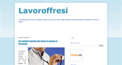 Desktop Screenshot of lavoroffresi.blogspot.com