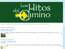 Tablet Screenshot of hitosdelcamino.blogspot.com
