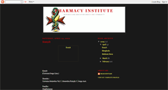 Desktop Screenshot of pharmacyinstitute.blogspot.com