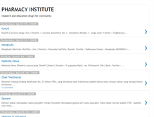 Tablet Screenshot of pharmacyinstitute.blogspot.com
