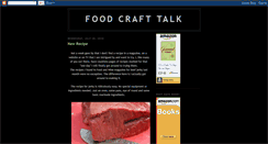 Desktop Screenshot of foodcrafttalk.blogspot.com