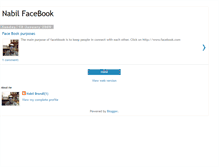 Tablet Screenshot of nabilfacebook.blogspot.com