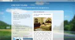 Desktop Screenshot of cretertours.blogspot.com