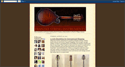 Desktop Screenshot of franzkemandolins.blogspot.com