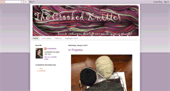 Desktop Screenshot of crookedknits.blogspot.com