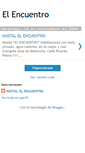 Mobile Screenshot of hostalelencuentro.blogspot.com