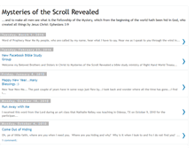 Tablet Screenshot of mysteriesofthescrollrevealed.blogspot.com