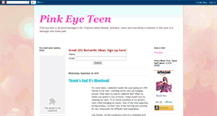 Desktop Screenshot of pinkeyeteen.blogspot.com