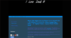 Desktop Screenshot of ilovedeals.blogspot.com