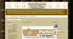Desktop Screenshot of franciscoporfirioadvocacia.blogspot.com
