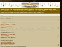 Tablet Screenshot of franciscoporfirioadvocacia.blogspot.com
