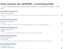 Tablet Screenshot of paololattanzio.blogspot.com