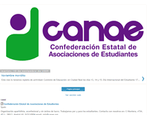 Tablet Screenshot of canaestudiantes.blogspot.com