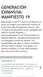 Mobile Screenshot of manifiesto19.blogspot.com