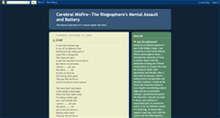 Desktop Screenshot of cerebralmisfire.blogspot.com