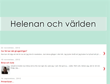 Tablet Screenshot of helenasvensson.blogspot.com