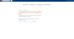 Desktop Screenshot of kattvideos.blogspot.com