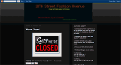 Desktop Screenshot of 18thstreetfashionavenue.blogspot.com
