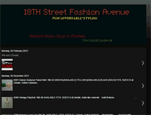 Tablet Screenshot of 18thstreetfashionavenue.blogspot.com