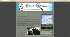 Desktop Screenshot of edmontonwebpages.blogspot.com