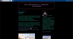 Desktop Screenshot of kiagreyskinsljewelrydesigner.blogspot.com