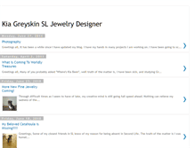 Tablet Screenshot of kiagreyskinsljewelrydesigner.blogspot.com