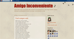 Desktop Screenshot of amigoinconveniente.blogspot.com