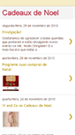 Mobile Screenshot of cadeauxdenoel.blogspot.com