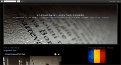 Desktop Screenshot of bogdanonin.blogspot.com