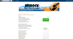 Desktop Screenshot of bisrocklyrics.blogspot.com