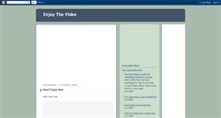 Desktop Screenshot of enjoythevideo.blogspot.com