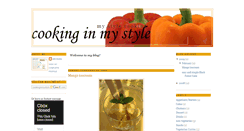 Desktop Screenshot of cookinginmystyle.blogspot.com
