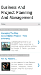 Mobile Screenshot of businessandprojectplanning.blogspot.com