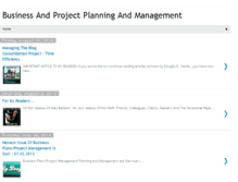 Tablet Screenshot of businessandprojectplanning.blogspot.com