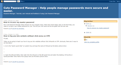 Desktop Screenshot of cutepasswordmanager.blogspot.com