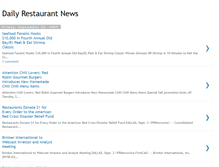 Tablet Screenshot of daily-restaurants-news.blogspot.com