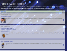 Tablet Screenshot of fuoridallecorde.blogspot.com